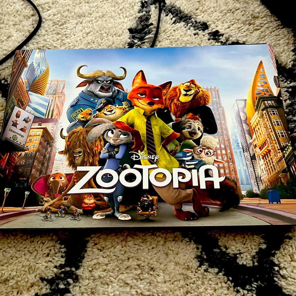 Disney zootopia lithographs set